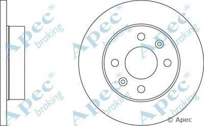 Тормозной диск APEC braking DSK281