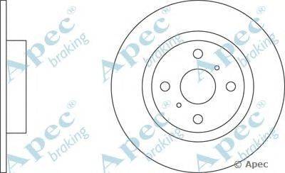 Тормозной диск APEC braking DSK342