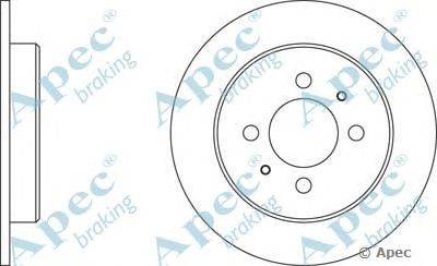 Тормозной диск APEC braking DSK347