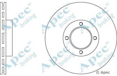 Тормозной диск APEC braking DSK581