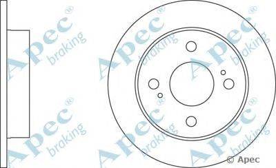 Тормозной диск APEC braking DSK701