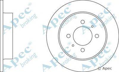 Тормозной диск APEC braking DSK702