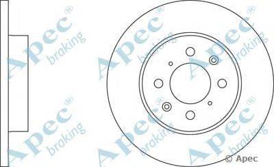 Тормозной диск APEC braking DSK741