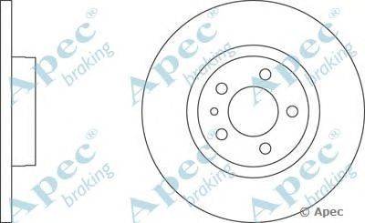 Тормозной диск APEC braking DSK802