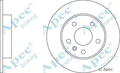 Тормозной диск APEC braking DSK806