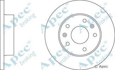 Тормозной диск APEC braking DSK831