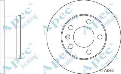 Тормозной диск APEC braking DSK968