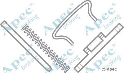 Комплектующие, тормозные колодки APEC braking KIT206