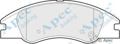 Комплект тормозных колодок, дисковый тормоз APEC braking PAD1449