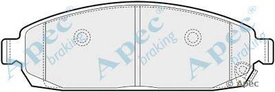 Комплект тормозных колодок, дисковый тормоз APEC braking PAD1465