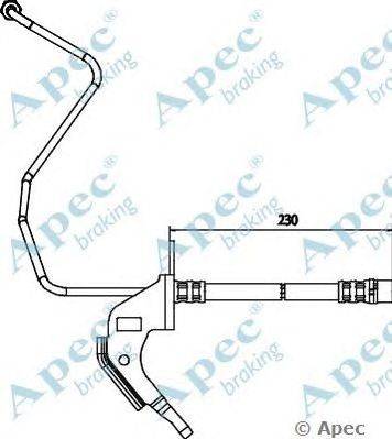 Тормозной шланг APEC braking HOS3707