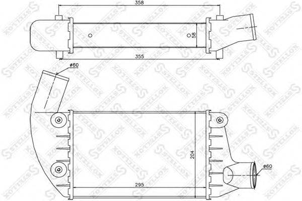 Интеркулер STELLOX 1040004SX