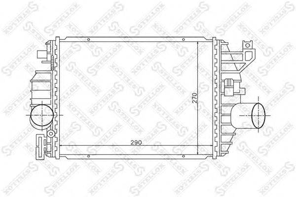 Интеркулер STELLOX 1040054SX