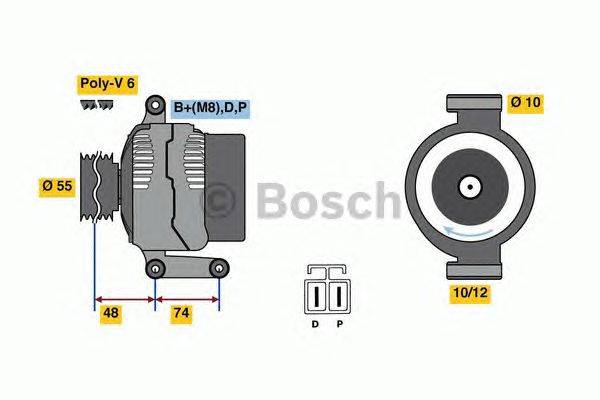 Генератор BOSCH 8032