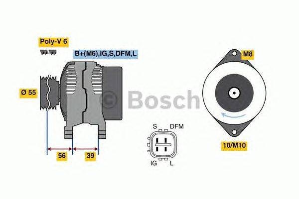 Генератор BOSCH 8045