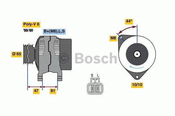 Генератор BOSCH 0986081250