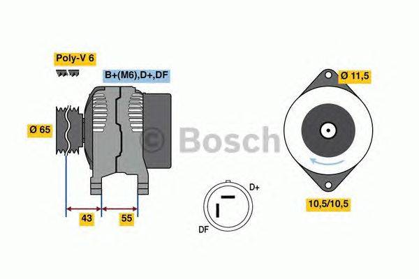 Генератор BOSCH 8128