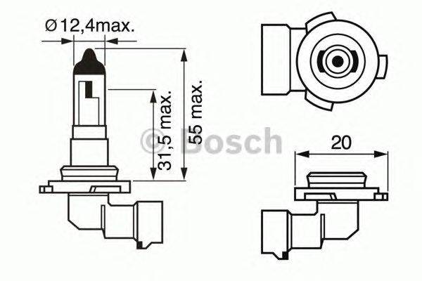 Лампа накаливания BOSCH 1 987 302 083