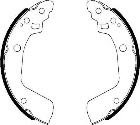 Комплект тормозных колодок HELLA PAGID 8DB 355 022-051