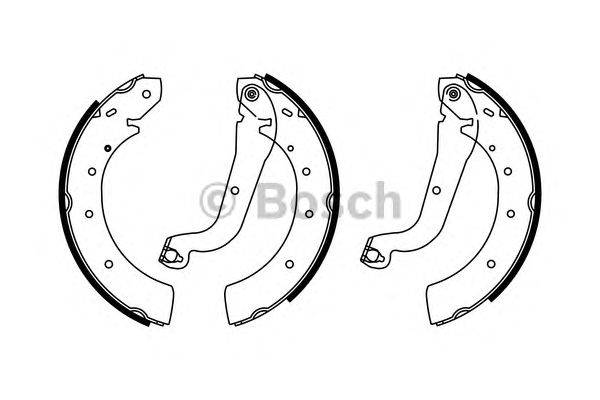 Комплект тормозных колодок BOSCH 0 986 487 785