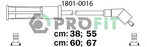 Комплект проводов зажигания PROFIT 1801-0016