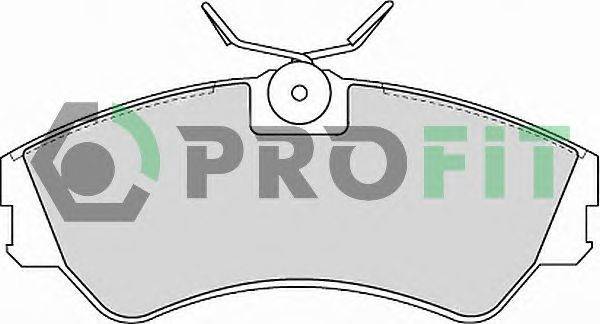 Комплект тормозных колодок, дисковый тормоз PROFIT 5000-0785