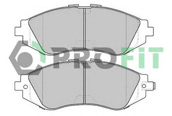 Комплект тормозных колодок, дисковый тормоз PROFIT 5000-1369