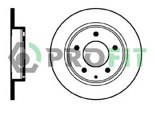 Тормозной диск PROFIT 5010-0524