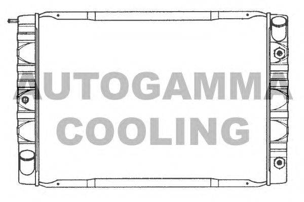 Радиатор, охлаждение двигателя AUTOGAMMA 101113