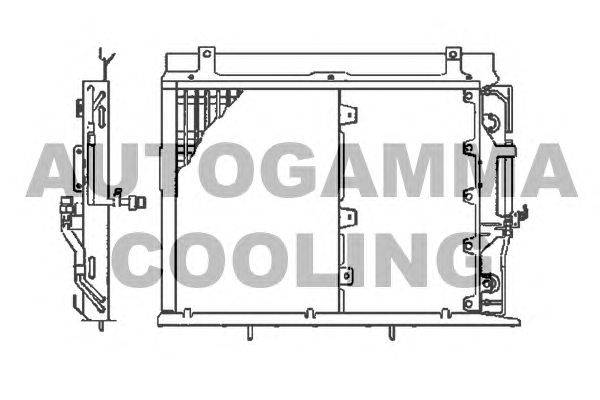 Конденсатор, кондиционер AUTOGAMMA 102691