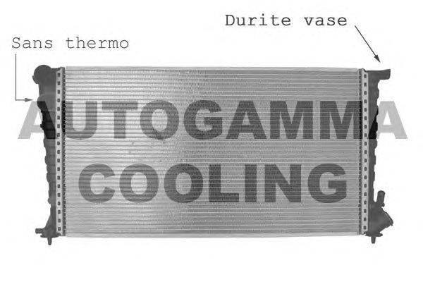 Радиатор, охлаждение двигателя AUTOGAMMA 103125