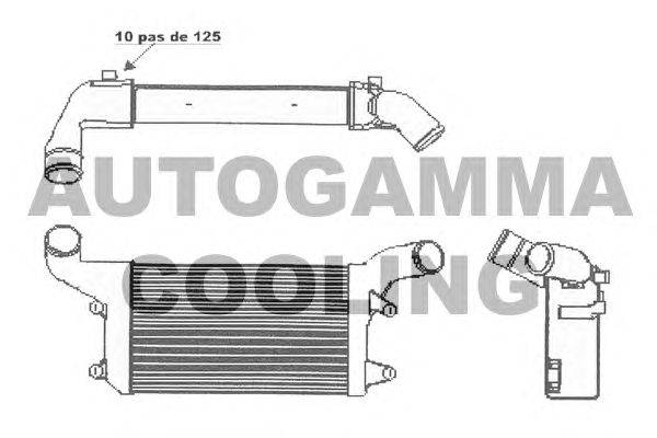 Интеркулер AUTOGAMMA 105299