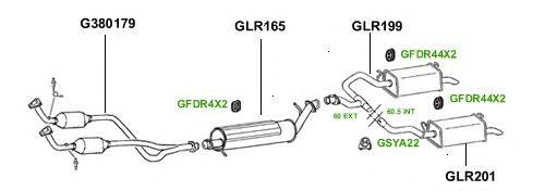 Система выпуска ОГ GT Exhaust 1029