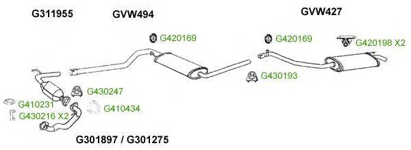 Система выпуска ОГ GT Exhaust 10327