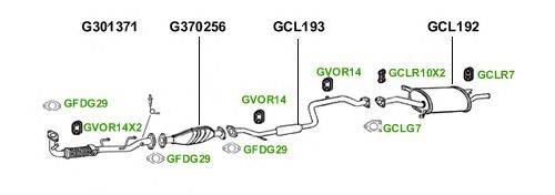 Система выпуска ОГ GT Exhaust 1246