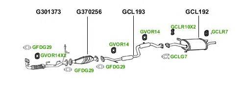 Система выпуска ОГ GT Exhaust 1247