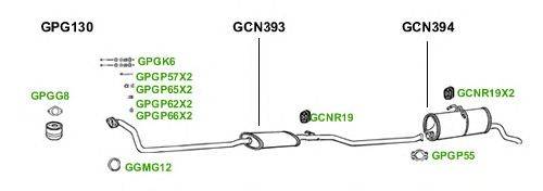 Система выпуска ОГ GT Exhaust 1462