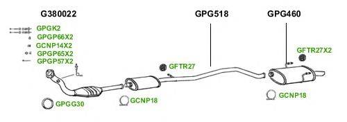 Система выпуска ОГ GT Exhaust 1688