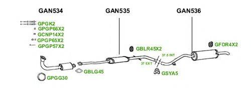 Система выпуска ОГ GT Exhaust 1934