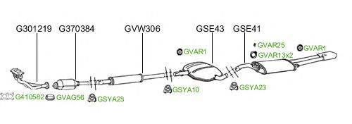 Система выпуска ОГ GT Exhaust 2170