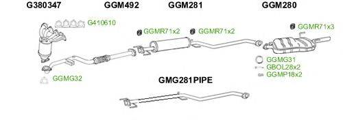 Система выпуска ОГ GT Exhaust 2648