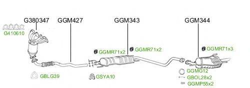 Система выпуска ОГ GT Exhaust 2687
