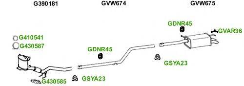 Система выпуска ОГ GT Exhaust 3174