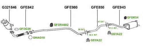 Система выпуска ОГ GT Exhaust 3783