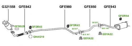 Система выпуска ОГ GT Exhaust 3784