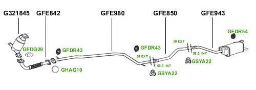 Система выпуска ОГ GT Exhaust 3787
