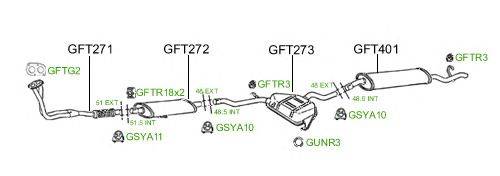 Система выпуска ОГ GT Exhaust 440