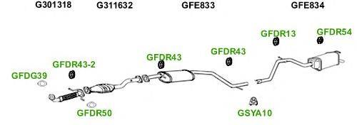 Система выпуска ОГ GT Exhaust 4635