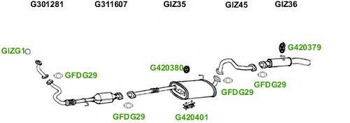 Система выпуска ОГ GT Exhaust 4831