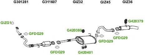 Система выпуска ОГ GT Exhaust 4832
